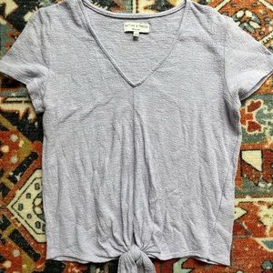 Madewell size S purple tied top